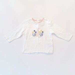 Carrement Beau 12M Long Sleeve Bunny Top